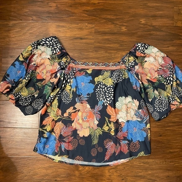 Jealous Tomato Floral Blouse Size M - Picture 3 of 4
